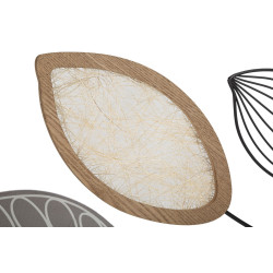 Console Outono – Metal preto, MDF e vidro multicolorido 108x36,8x80 cm