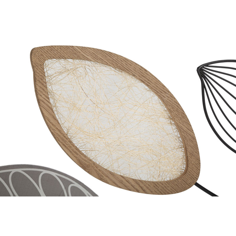 Console Outono – Metal preto, MDF e vidro multicolorido 108x36,8x80 cm