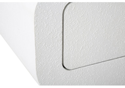 Console Venus – MDF et métal blanc et or 110x40x80 cm