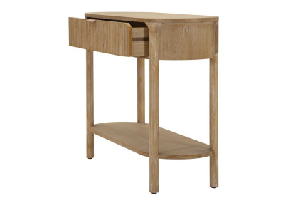 Console Göteborg – Abete, MDF e metallo marrone 110x40x80 cm