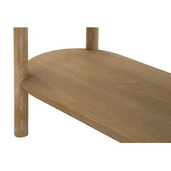 Console Göteborg – Bois de sapin, MDF et métal brun 110x40x80 cm