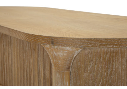 Console Göteborg – Bois de sapin, MDF et métal brun 110x40x80 cm