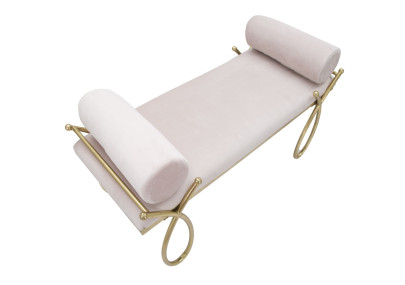 Banc Ruban Rose – Douceur Romantique 112,5 x 49 x 53 cm