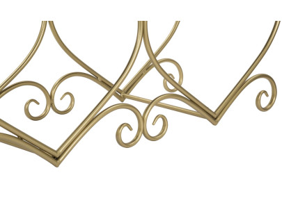 Banc Cœur Crème – Romantisme Sculptural 105 x 37,5 x 51,5 cm