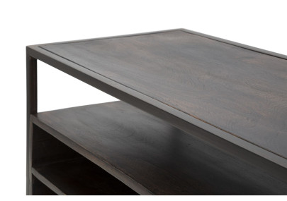 Meuble TV Burn en Acacia – Sobriété Naturelle 120 x 40 x 55 cm