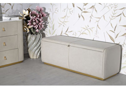 Banc Coffre Beauty – Charme Raffiné 130 x 45 x 45 cm