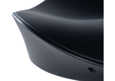 Tabouret de bar Alisson, noir