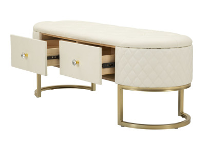 Banc Sharon avec Tiroirs – Organisation Élégante 120 x 40 x 43 cm