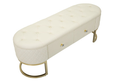 Banc Sharon avec Tiroirs – Organisation Élégante 120 x 40 x 43 cm