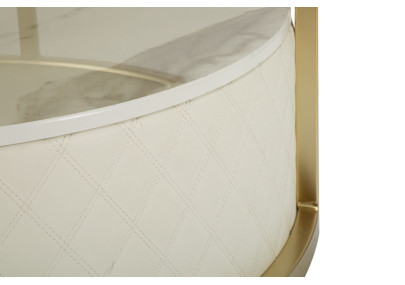 Table Basse Sharon – Élégance Circulaire Ø75 x 40 cm