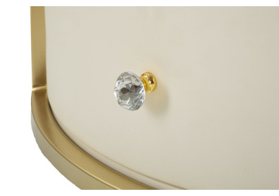 Table Basse Sharon – Élégance Circulaire Ø75 x 40 cm