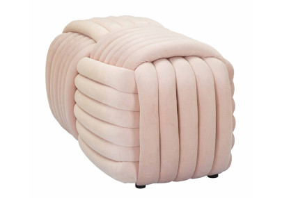 Banc Softy Rose – Douceur Pastel 90 x 45 x 45 cm