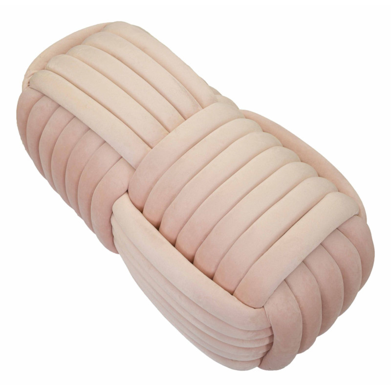 Banc Softy Rose – Douceur Pastel 90 x 45 x 45 cm