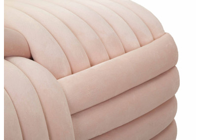 Banc Softy Rose – Douceur Pastel 90 x 45 x 45 cm