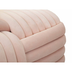 Banc Softy Rose – Douceur Pastel 90 x 45 x 45 cm