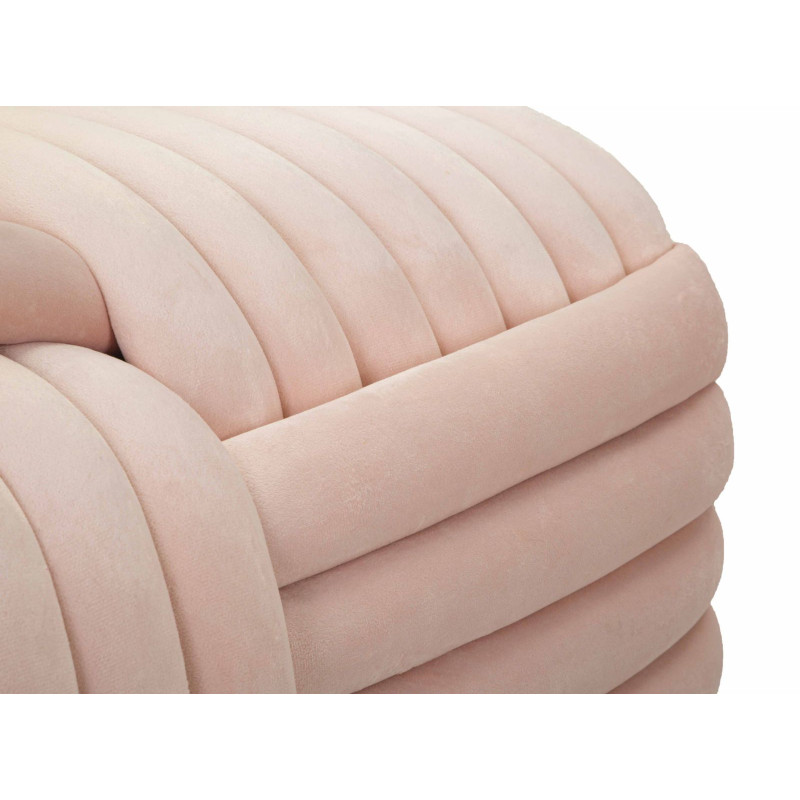 Banc Softy Rose – Douceur Pastel 90 x 45 x 45 cm