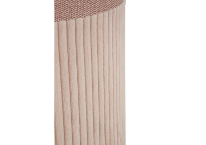 Pouf Coffre Cortina Rose – Tendresse Pastel en Trio Ø40,5x49,5 - Ø35x42 - Ø31x38 cm