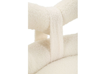 Glam Mini Chaise Ilary Blanche – Raffinement Pur Ø40x67 (assise 46)