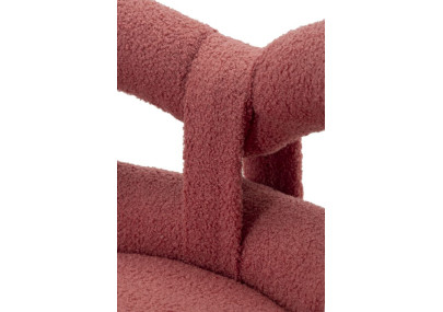 Glam Mini Chaise Ilary Rose – Délicatesse Radieuse Ø40x67 (assise 46)