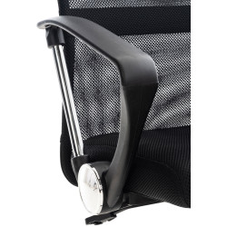 Chaise de bureau noire Washington