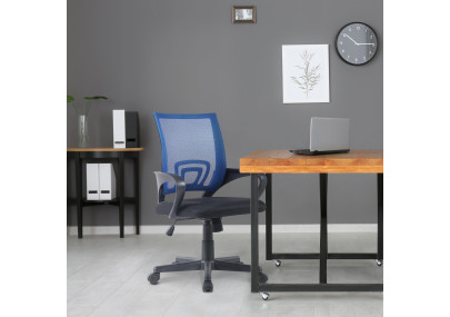 Chaise de bureau Genius, bleue