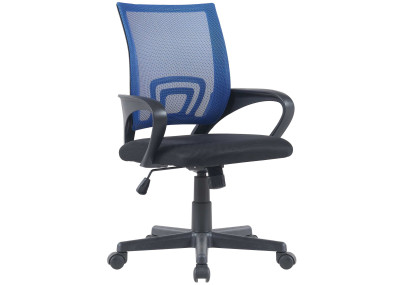 Chaise de bureau Genius, bleue