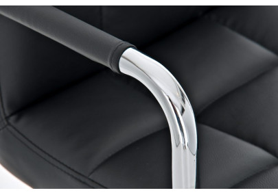 Chaise de bureau Lucy, noire