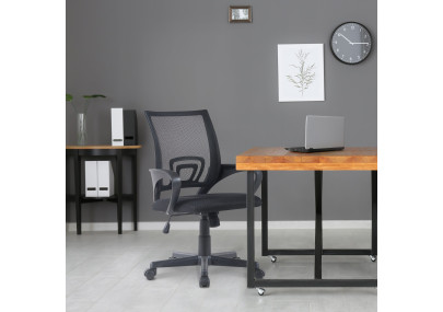 Chaise de bureau Genius, noire