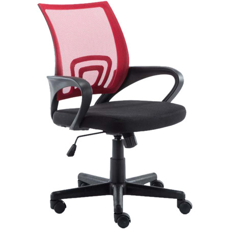 Chaise de bureau Genius, rouge