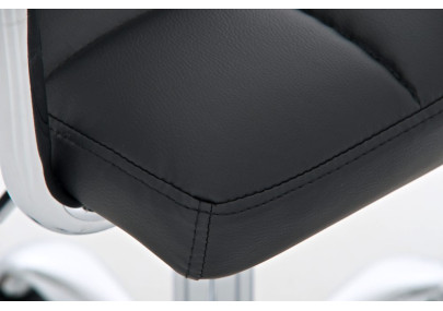 Sedia da ufficio LUCY in similpelle nero