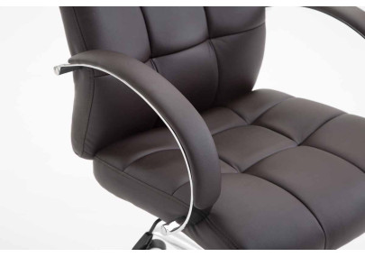 Chaise de bureau marron Mikos