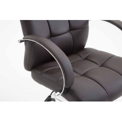 Chaise de bureau marron Mikos