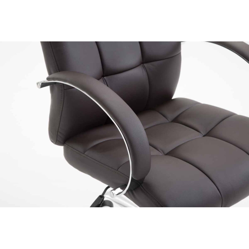 Chaise de bureau marron Mikos