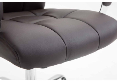 Chaise de bureau marron Mikos