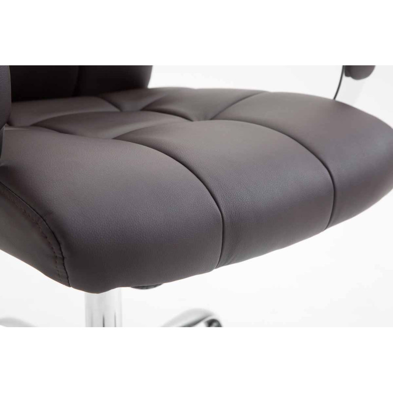 Chaise de bureau marron Mikos