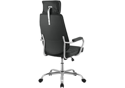 Chaise de bureau Rako, noire