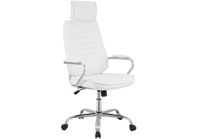 Chaise de bureau blanche Rako