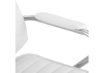 Chaise de bureau blanche Rako