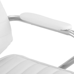 Chaise de bureau blanche Rako