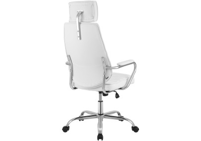 Chaise de bureau blanche Rako