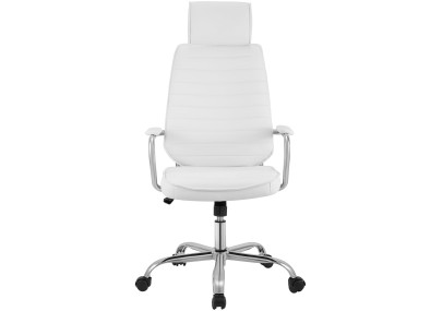 Chaise de bureau blanche Rako