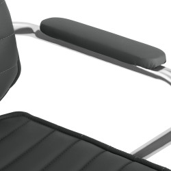 Chaise de bureau Rako, grise