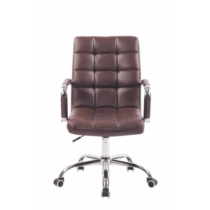 Chaise de bureau Deli, bordeaux