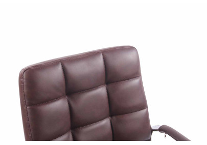 Chaise de bureau Deli, bordeaux