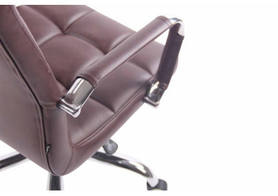 Chaise de bureau Deli, bordeaux