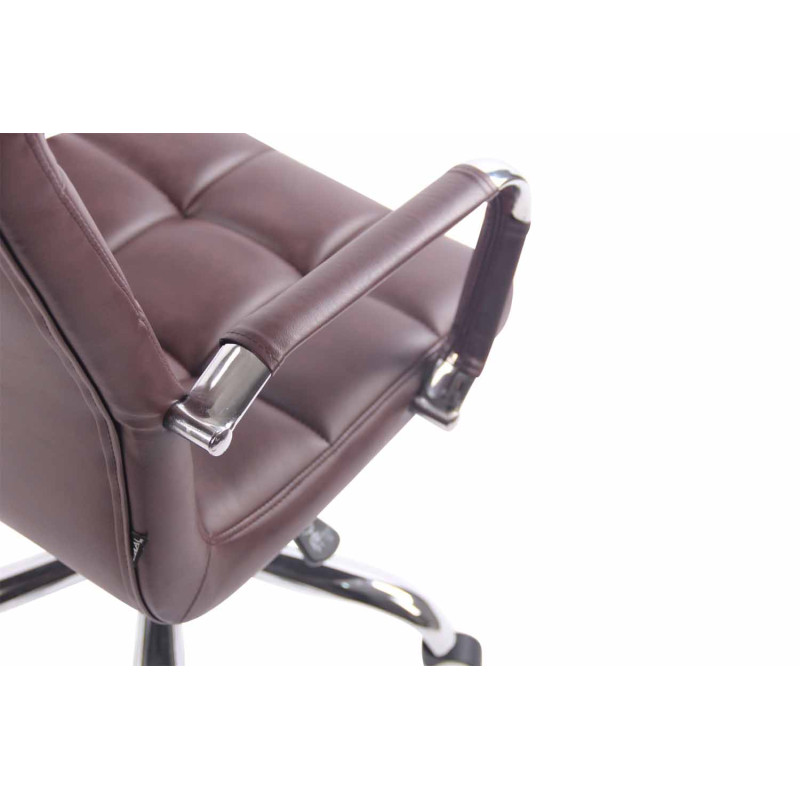 Chaise de bureau Deli, bordeaux