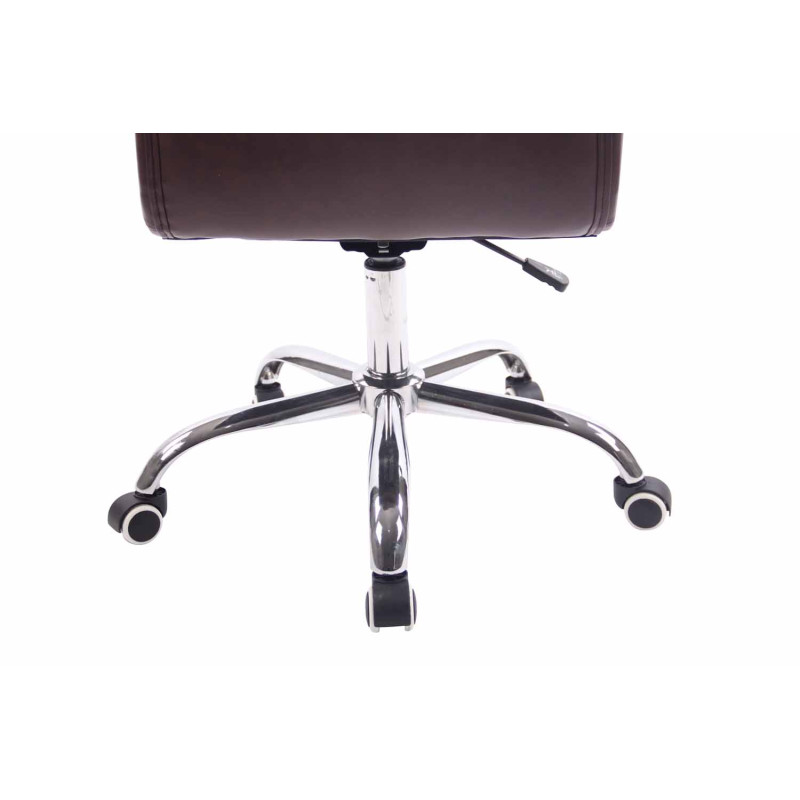 Chaise de bureau Deli, bordeaux