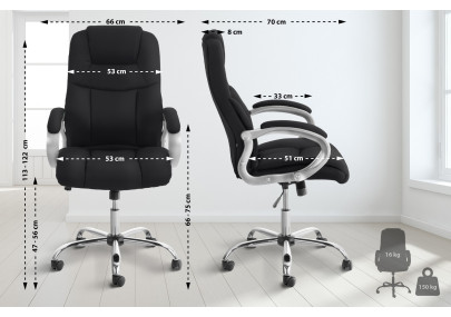 Silla De Oficina XXL Apoll Negro