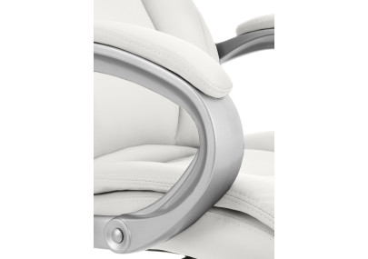 Grande chaise de bureau blanche Apoll