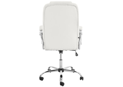 Grande chaise de bureau blanche Apoll